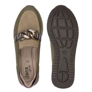 JANA olive mokaszin