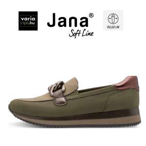 JANA olive mokaszin