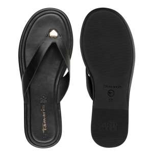 TAMARIS ujjközes bőr papucs