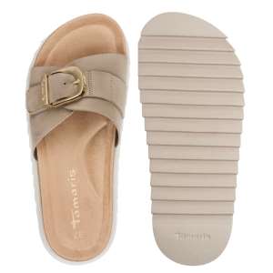 TAMARIS utcai papucs taupe