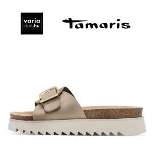 TAMARIS utcai papucs taupe