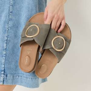 TAMARIS COMFORT papucs khaki