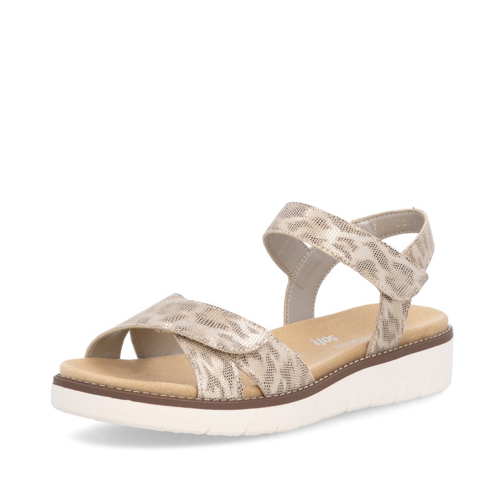 Remonte szandál bézs-metál, D2049-91 beige