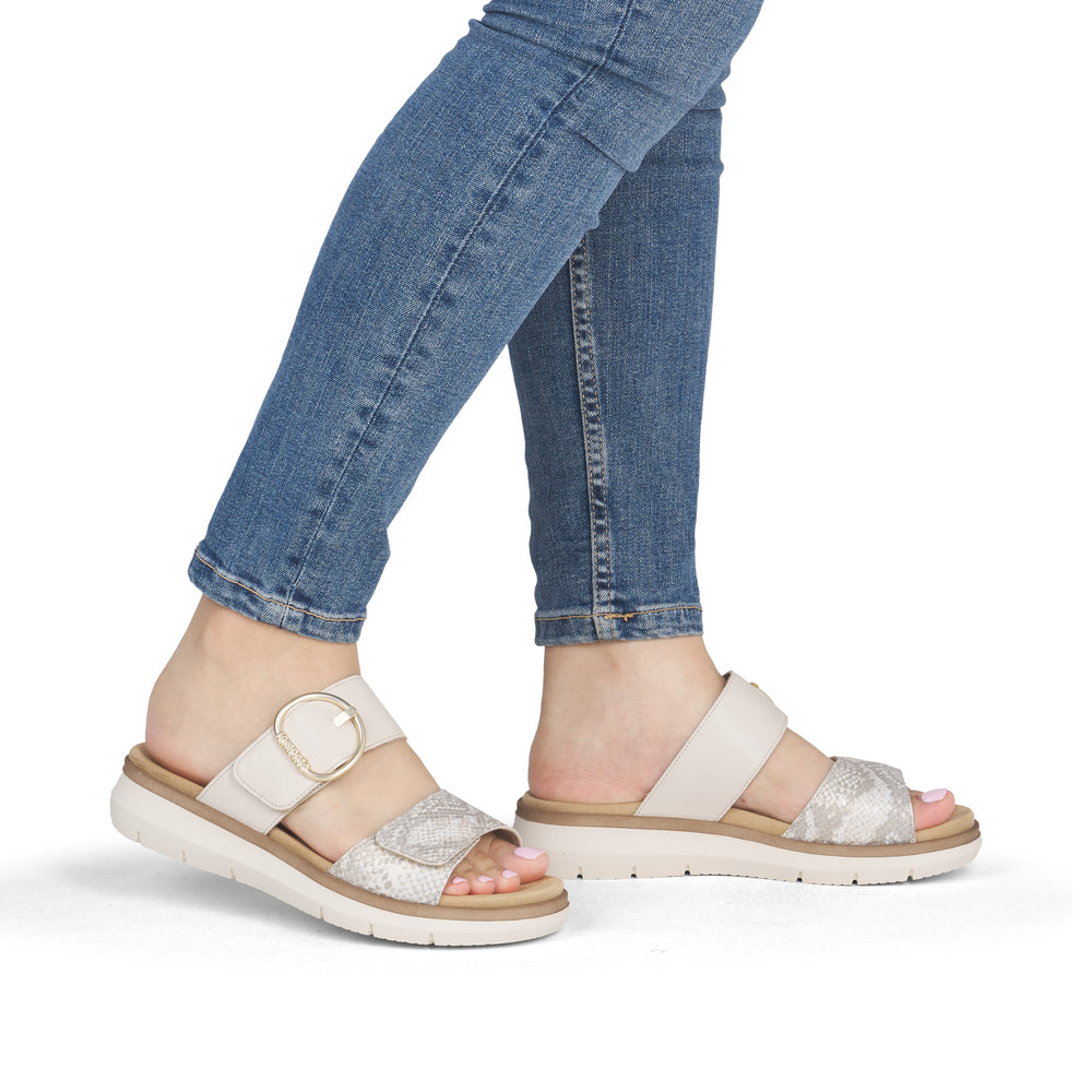 Remonte női papucs bézs, D2K57-60 beige