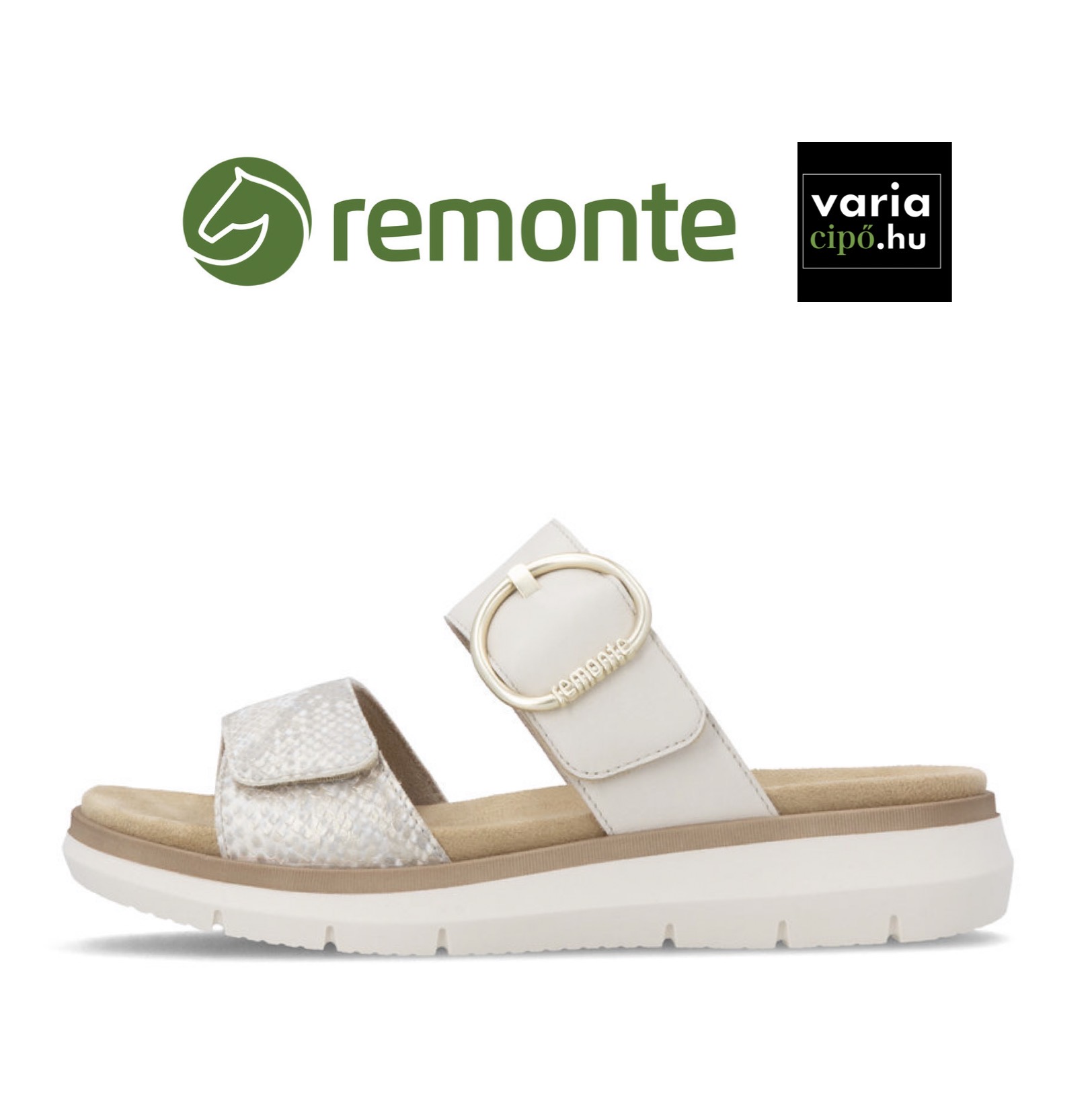 Remonte női papucs bézs, D2K57-60 beige