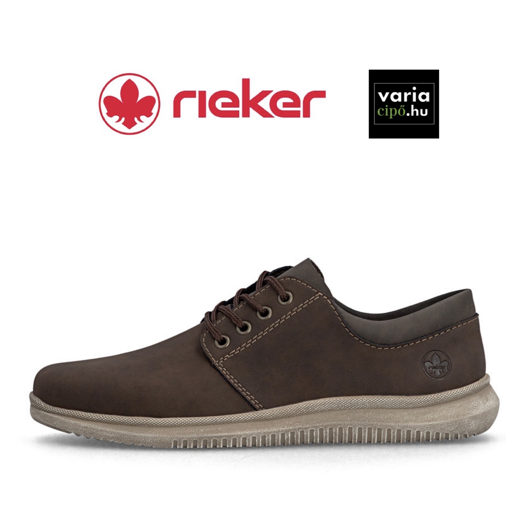 Rieker ultrakönnyű félcipő, 10424-22 brown