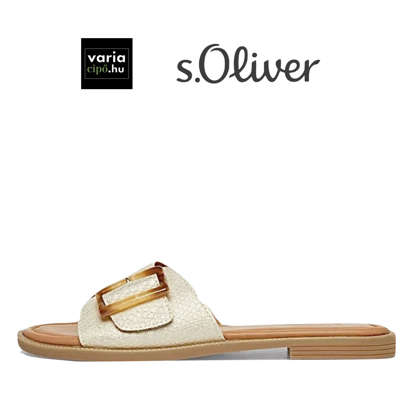 S.Oliver papucs champagne, 2178806.0400 champagne