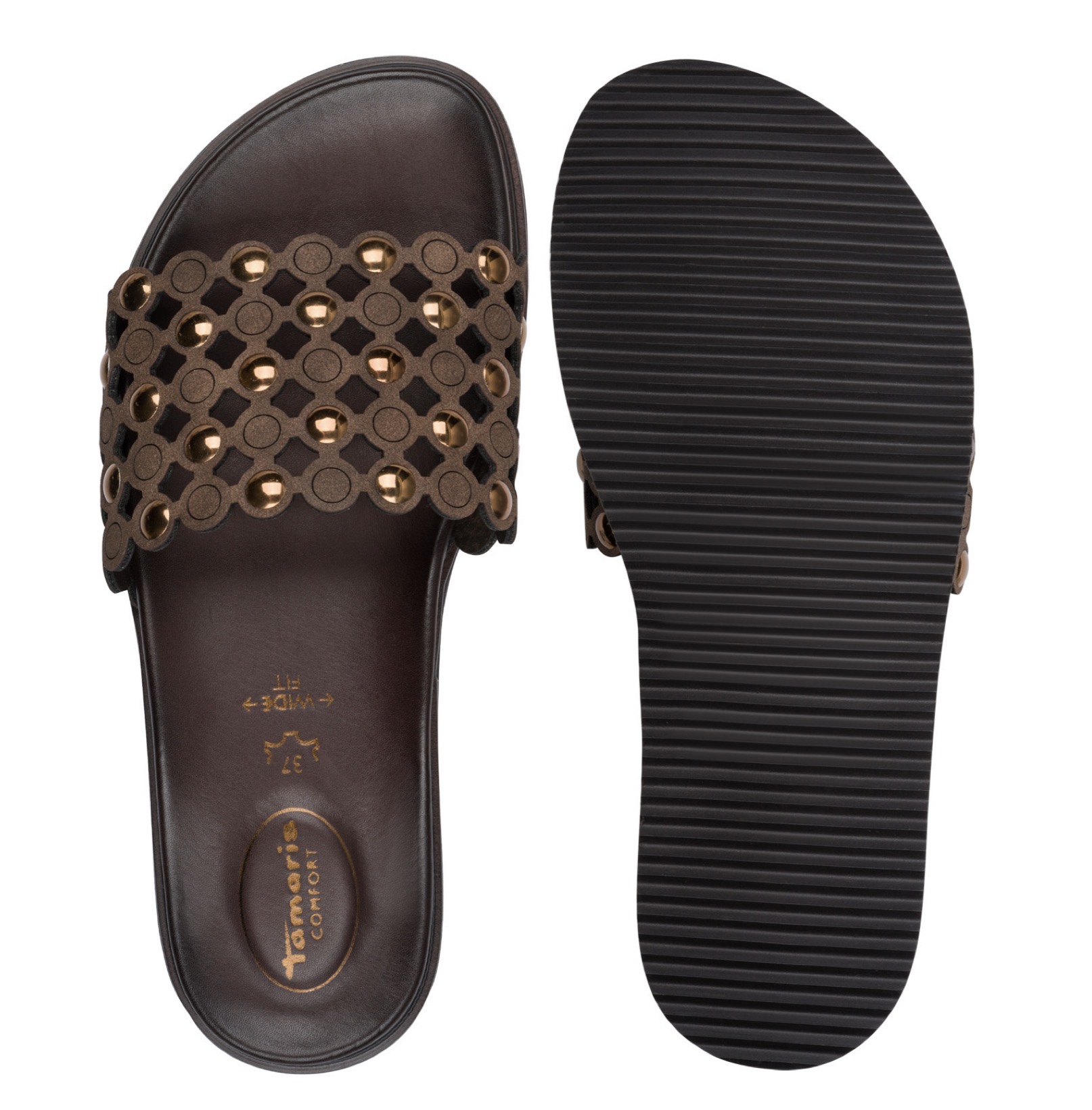 Tamaris Comfort papucs mokka, 8-87112-46 304 mocca