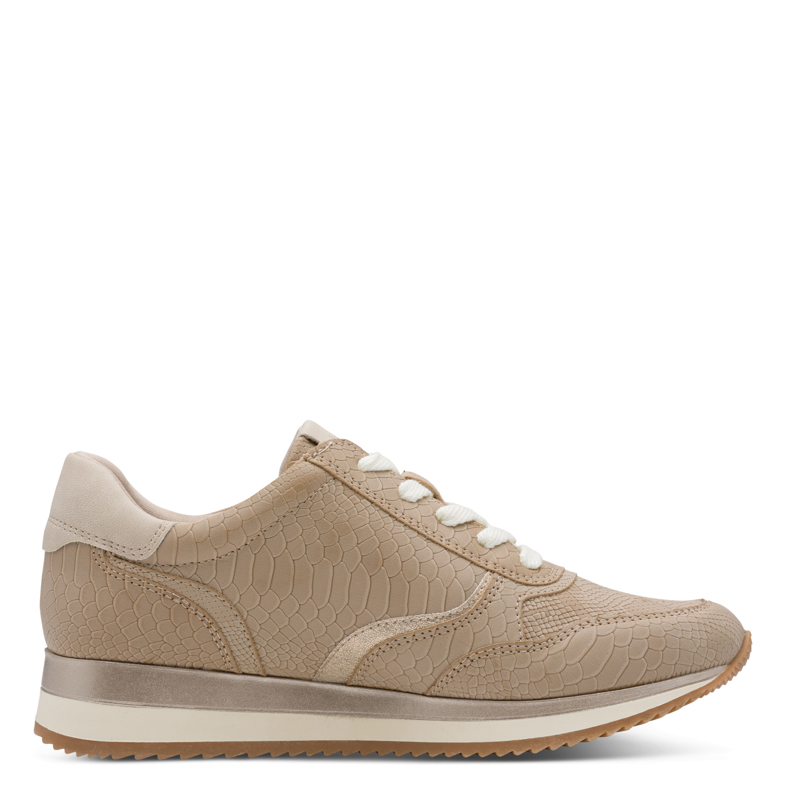 JANA sportcipő taupe/snake - Image 4