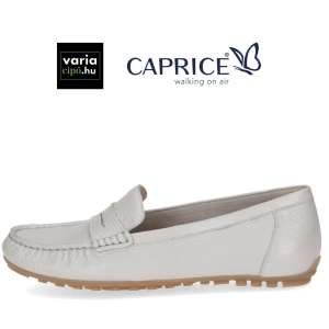 CAPRICE bőr mokaszin pearl