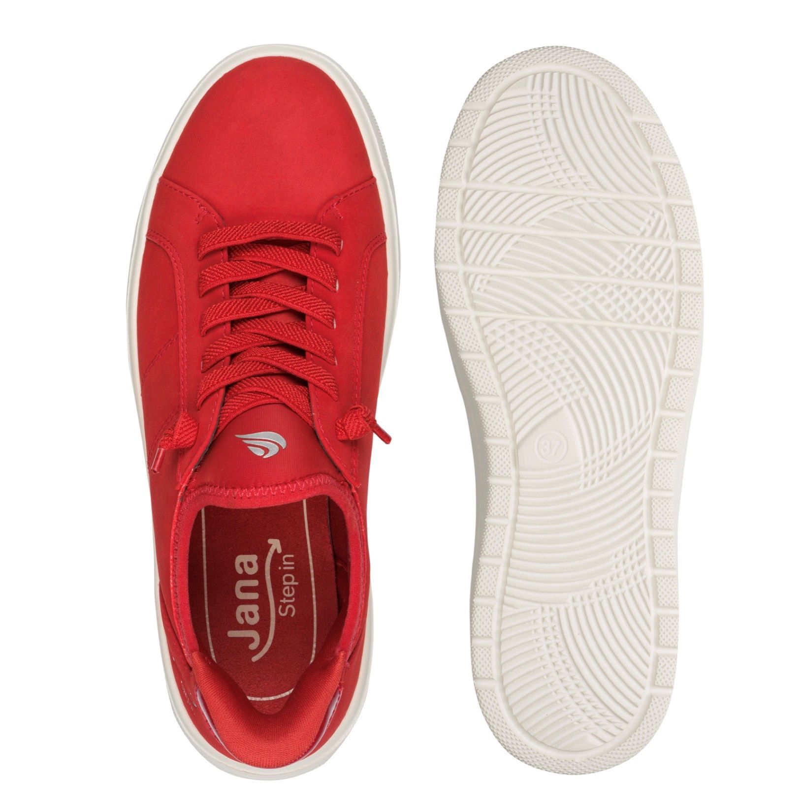 Jana Step-in piros sportcipő, 8-23764-45 500 red