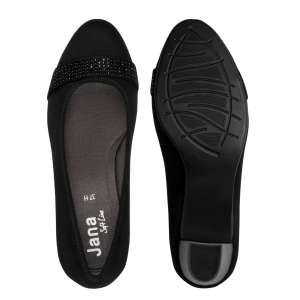 JANA fekete alkalmi pumps