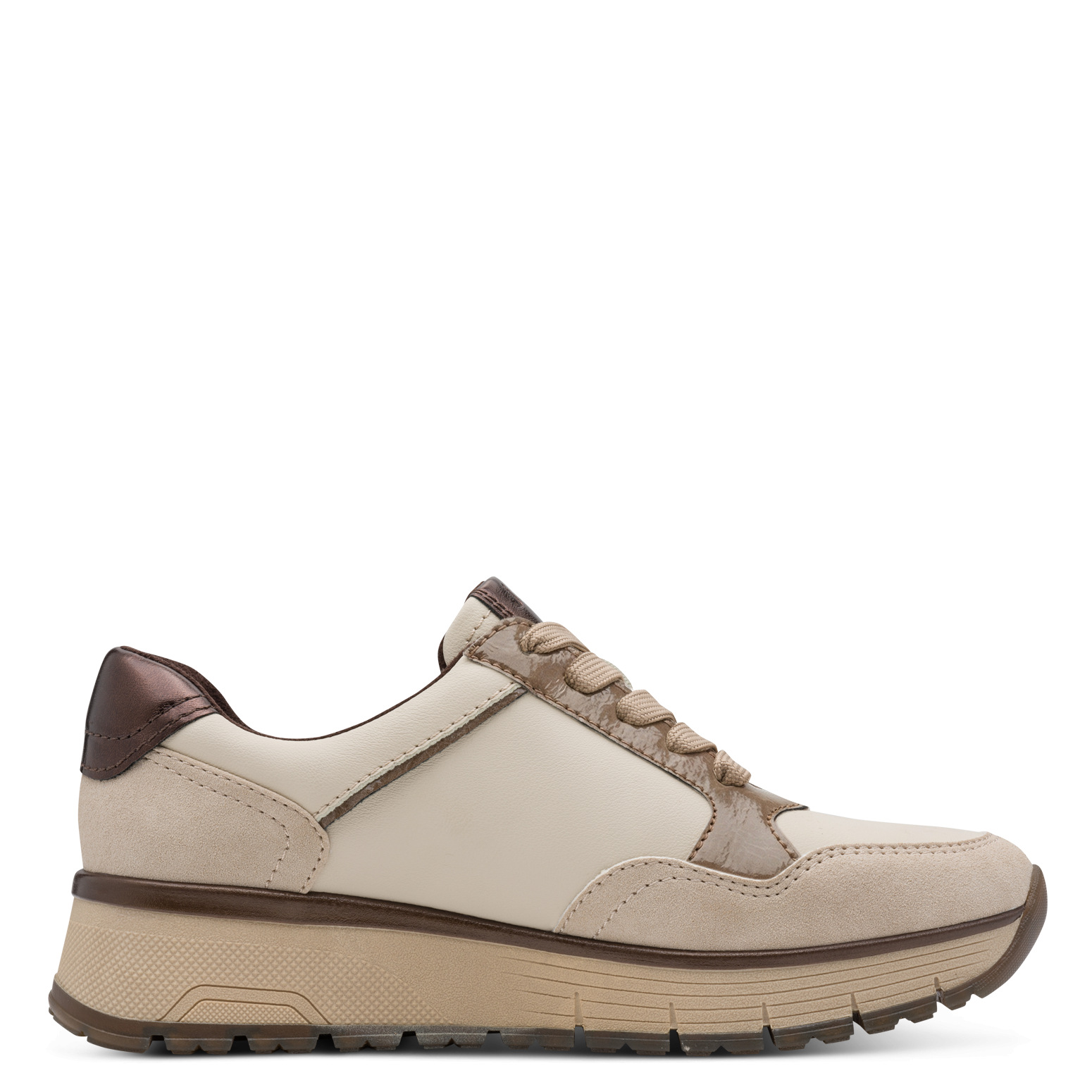 Jana Tex bézs sneaker, 8-23762-45 490 beige comb
