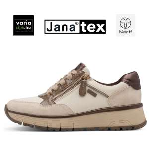 JANA TEX bézs sneaker