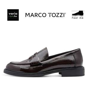 MARCO TOZZI sötétbarna félcipő