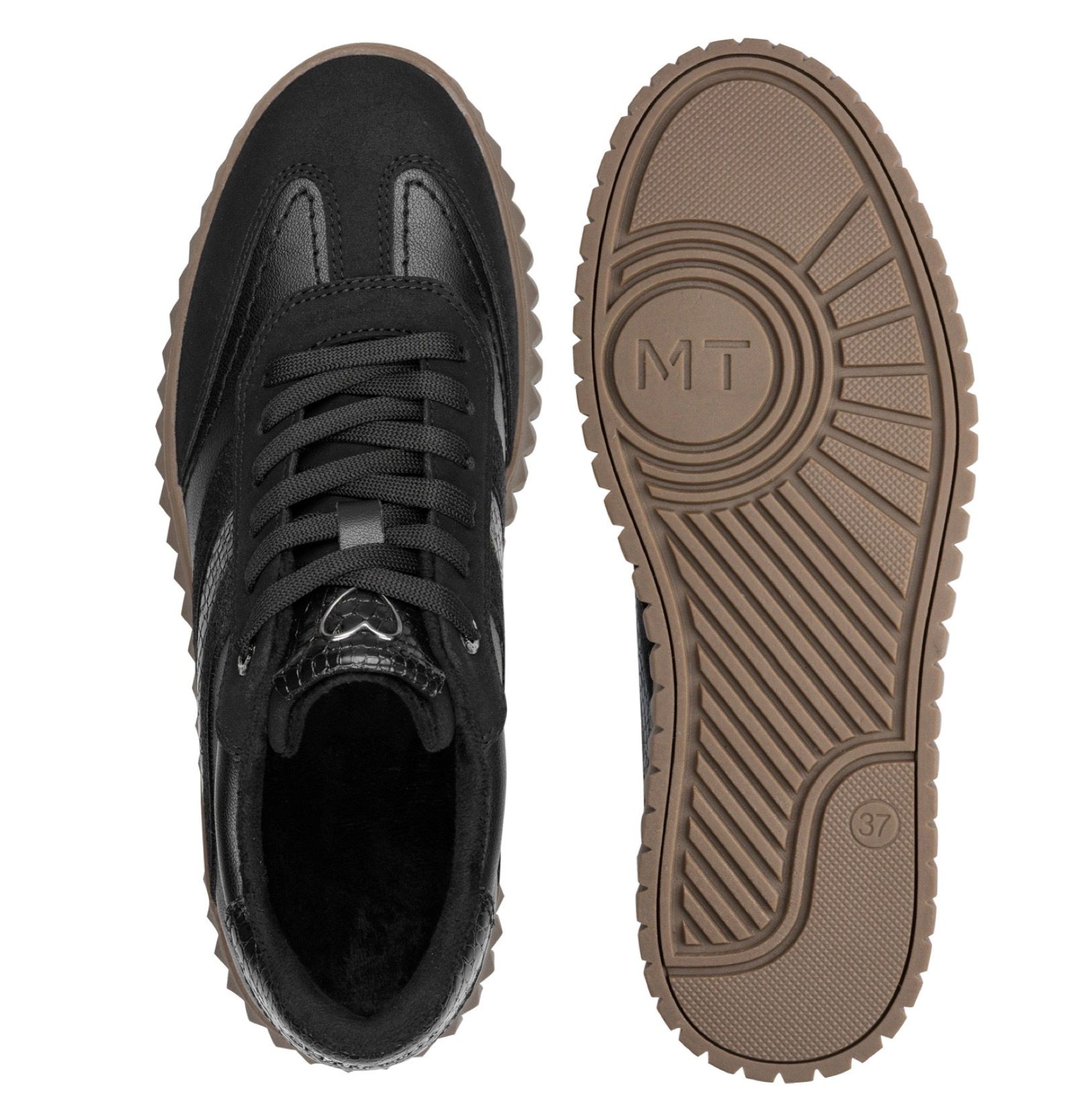 Marco Tozzi fekete sneaker, 2-23762-47 098 black comb