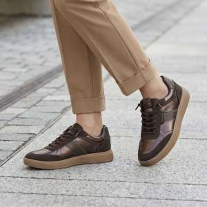 TAMARIS sneaker mocca metal