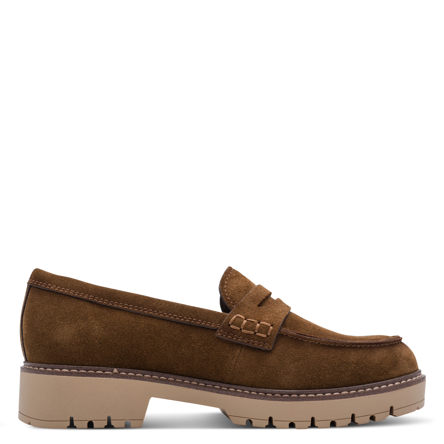 Tamaris bőr félcipő taupe, 1-24752-47 305 cognac