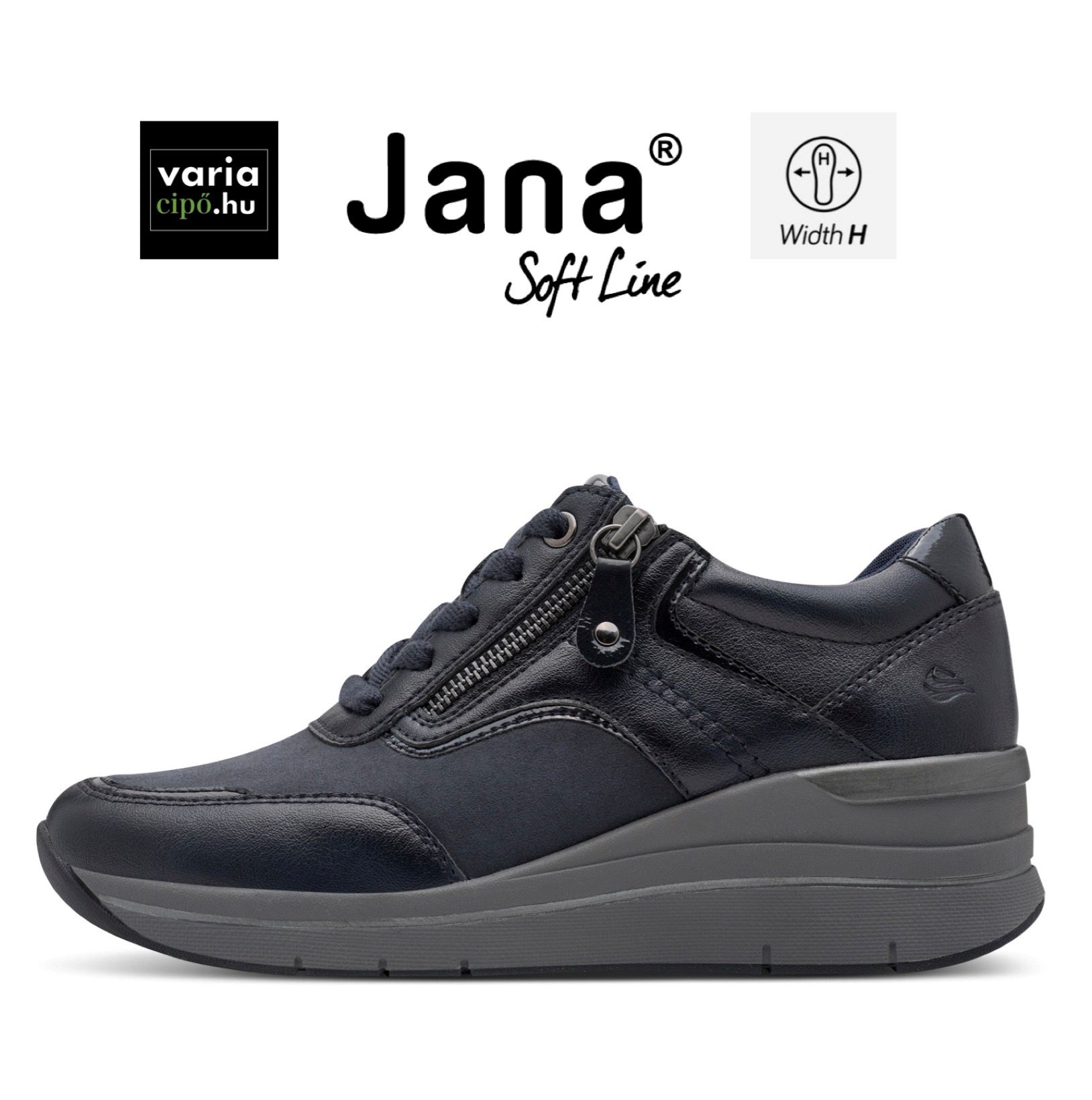 Hallux barát Jana cipő, 8-23790-47 805 navy