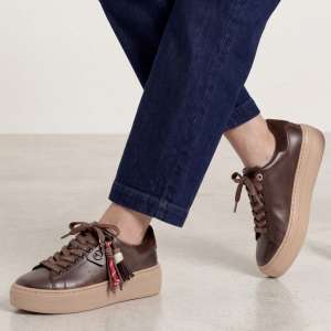 TAMARIS barna bőr sneaker