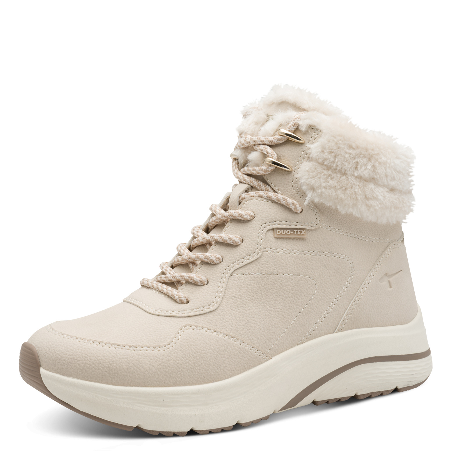 Tamaris bundás bakancs ivory, 1-26278-45 418 ivory