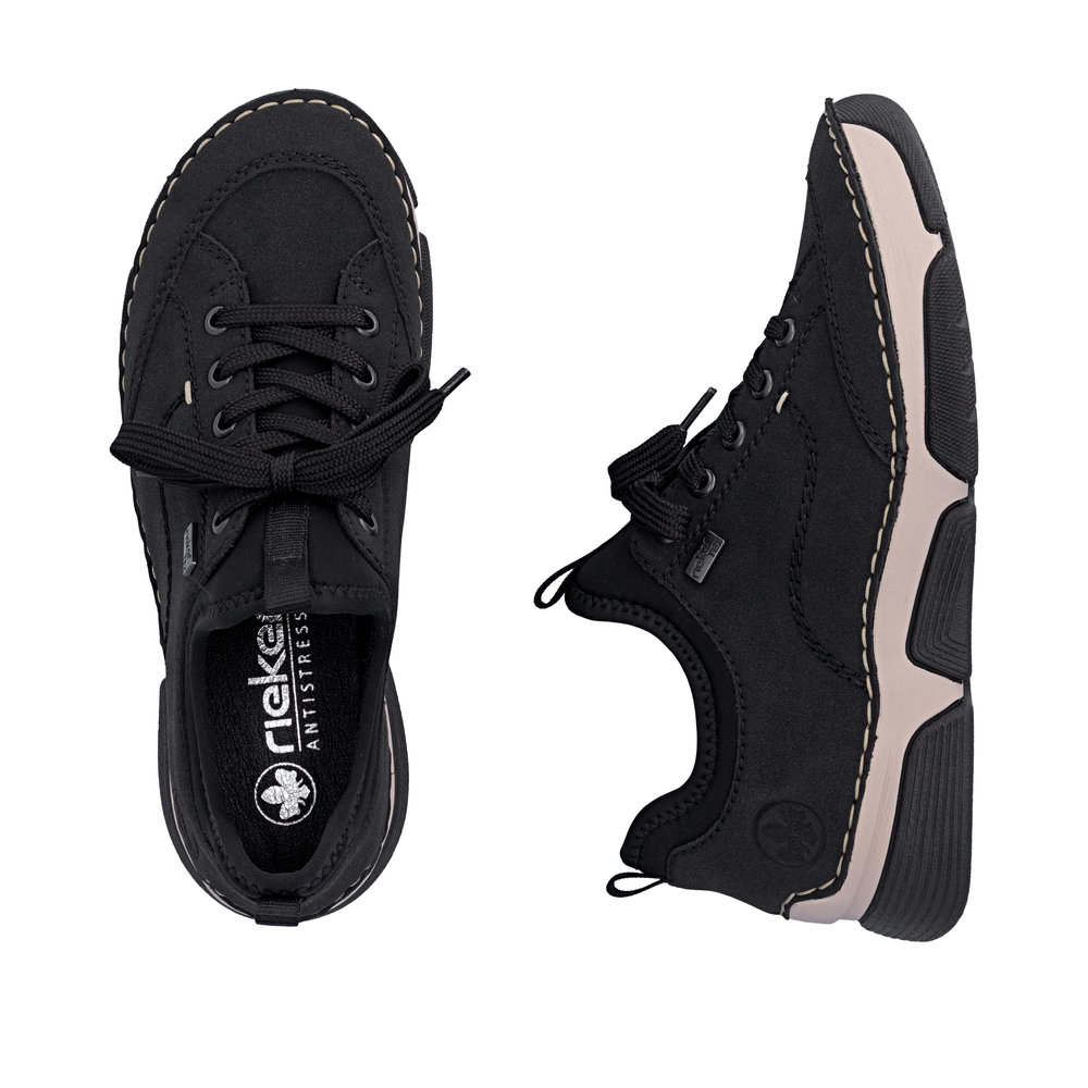 Rieker tex női félcipő, 45976-00 black