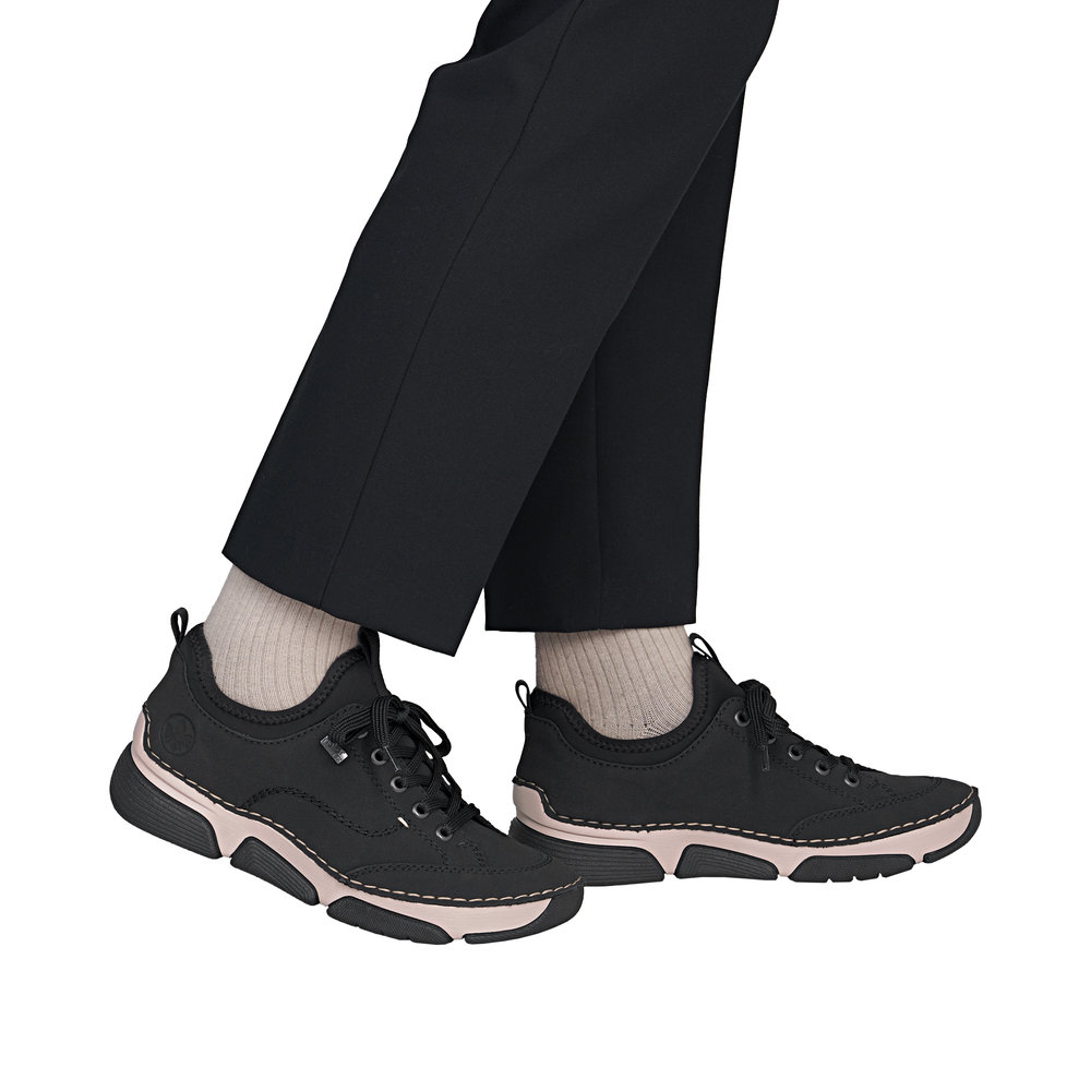 Rieker tex női félcipő, 45976-00 black