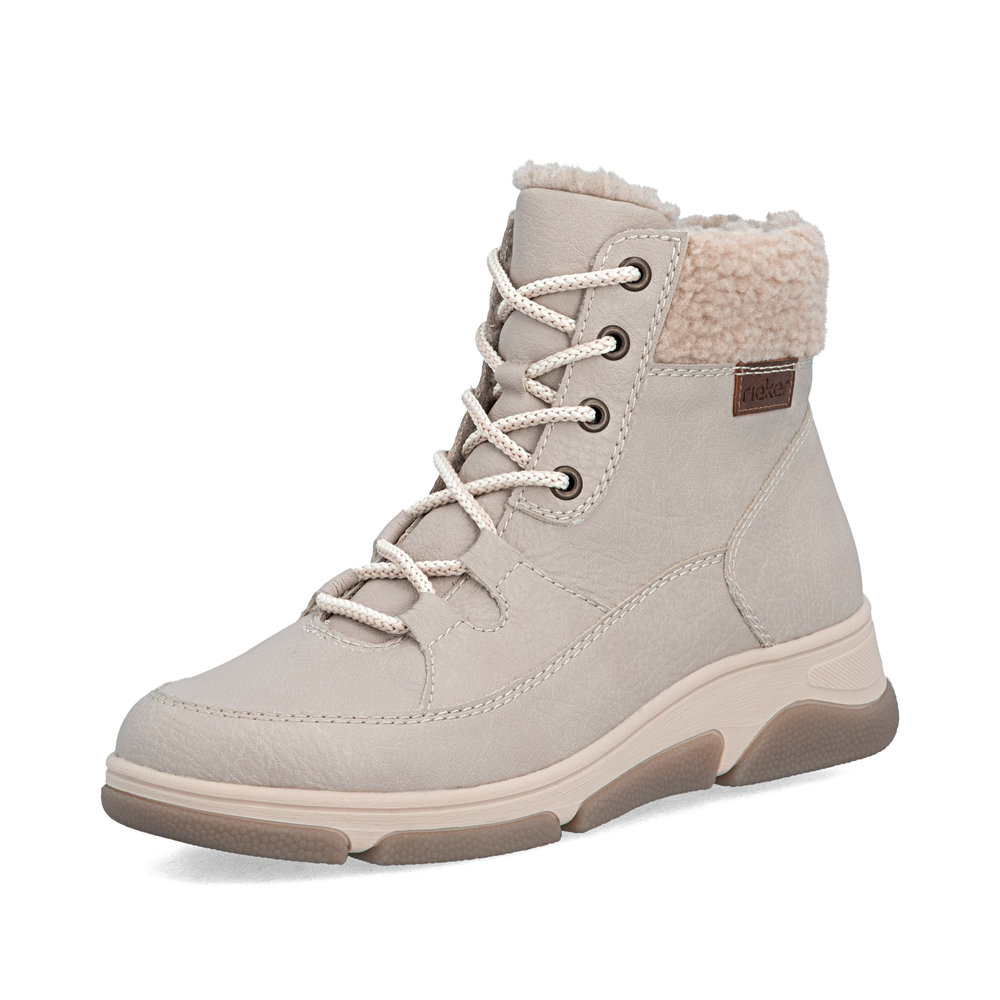 Rieker világos bakancs, L5603-60 beige