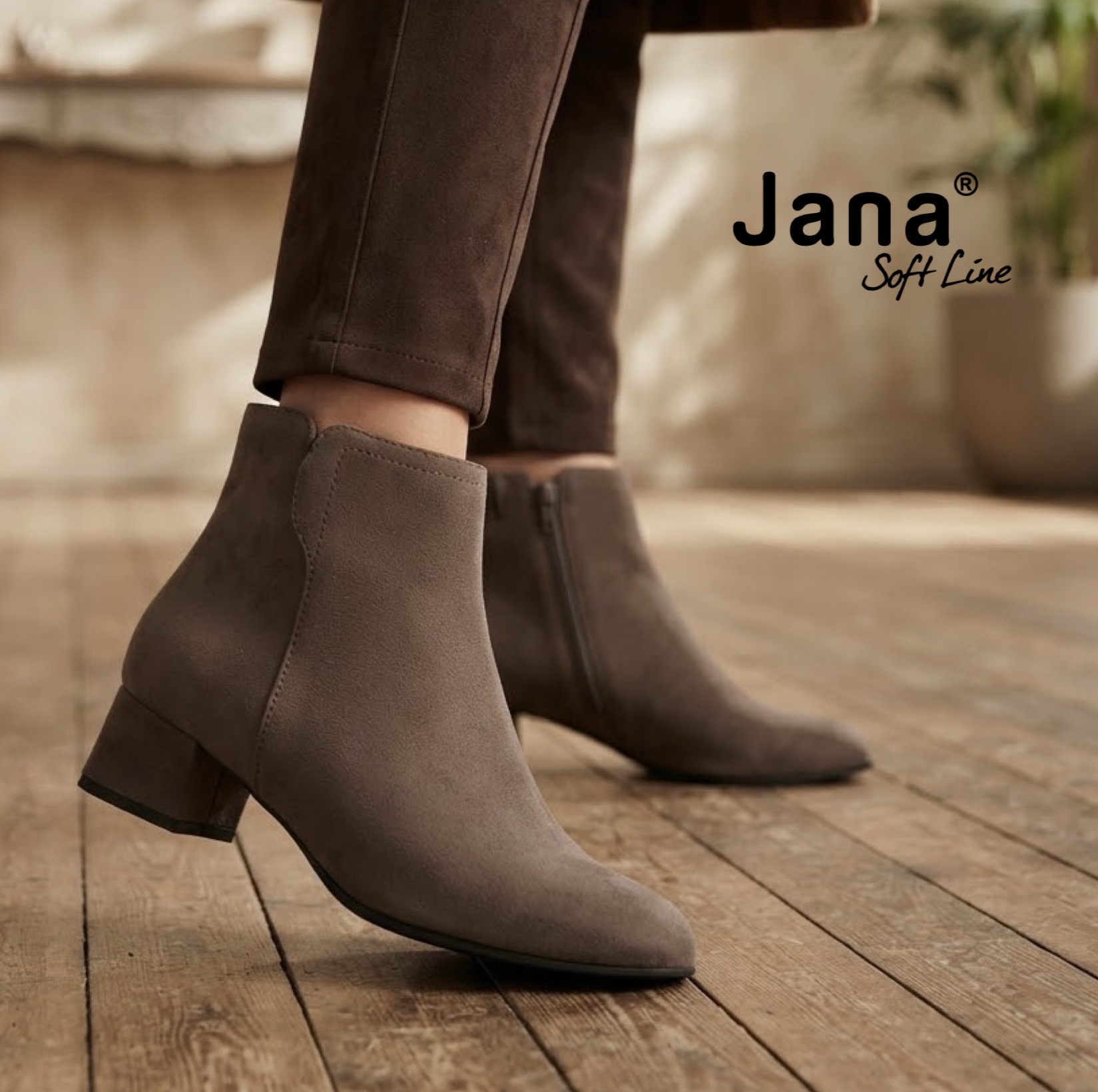 Jana bokacsizma stone, 8-25364-47 231 stone