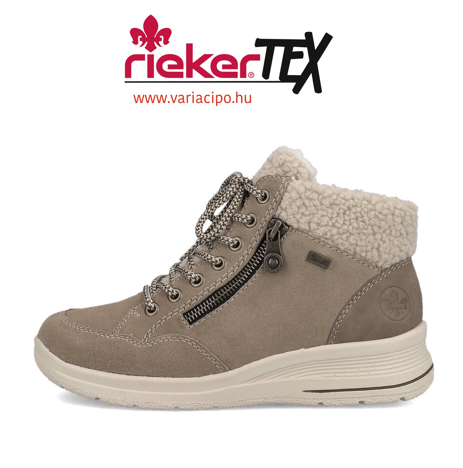 Rieker Tex bézs bakancs, L7701-24 beige