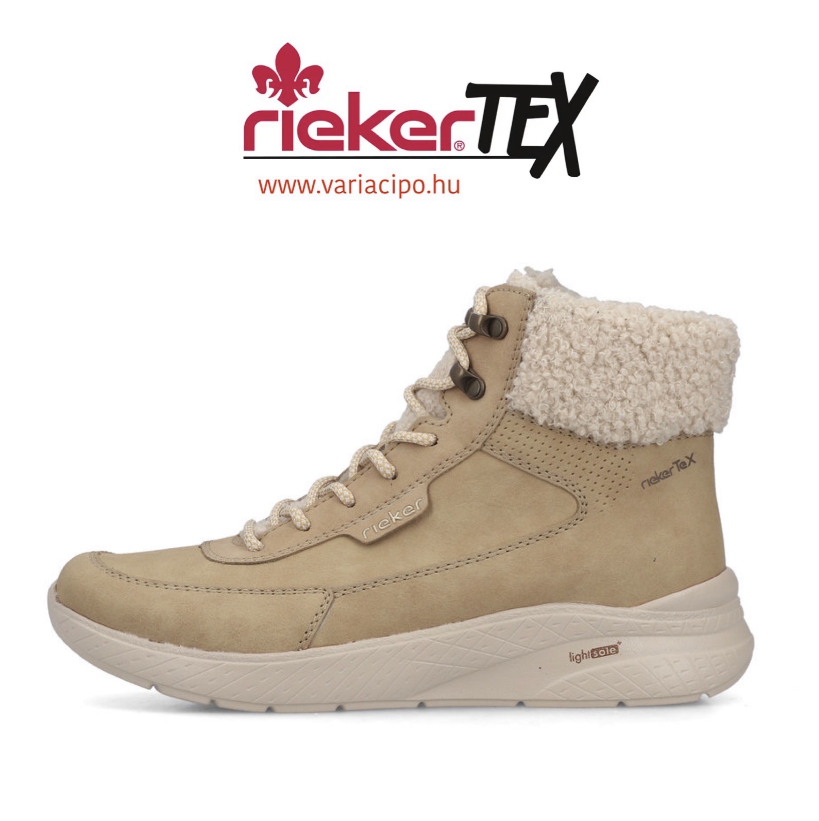 Rieker Tex ultrakönnyű bakancs, M8510-60 beige