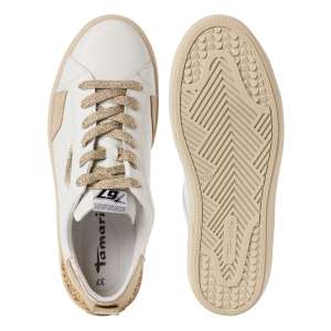 TAMARIS sneaker fehér arany