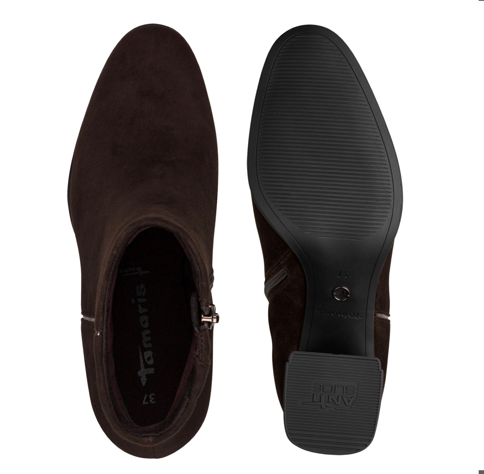 Tamaris bokacsizma mocca, 1-25396-47 304 mocca